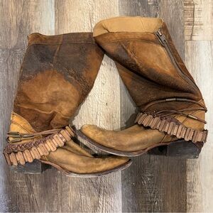 Corrall Hartley Indie Spirit Brown Leather Cowboy Boot